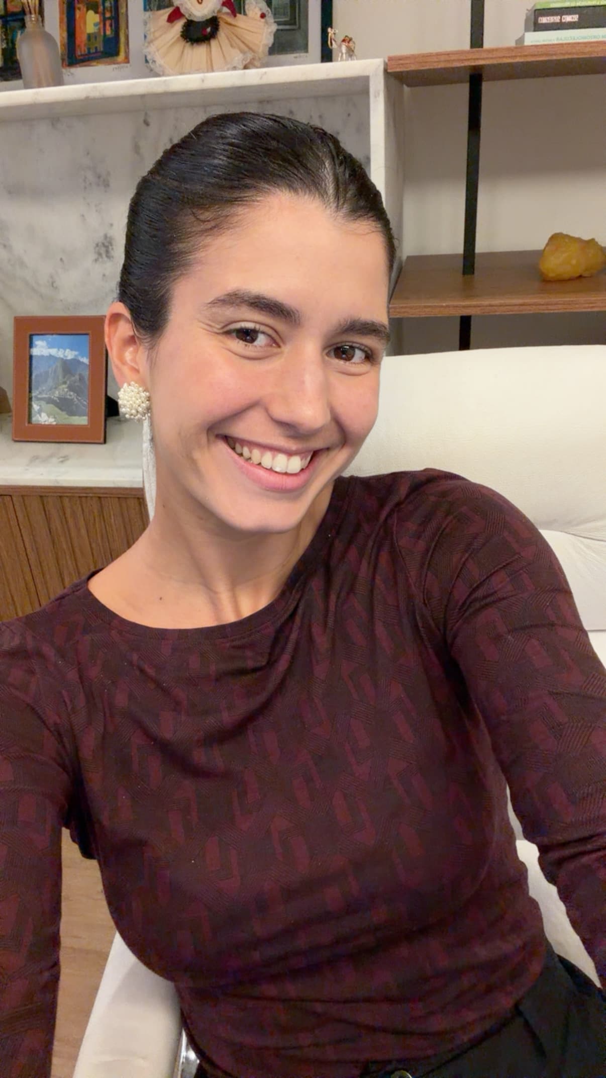 Portrait of Bela, smiling